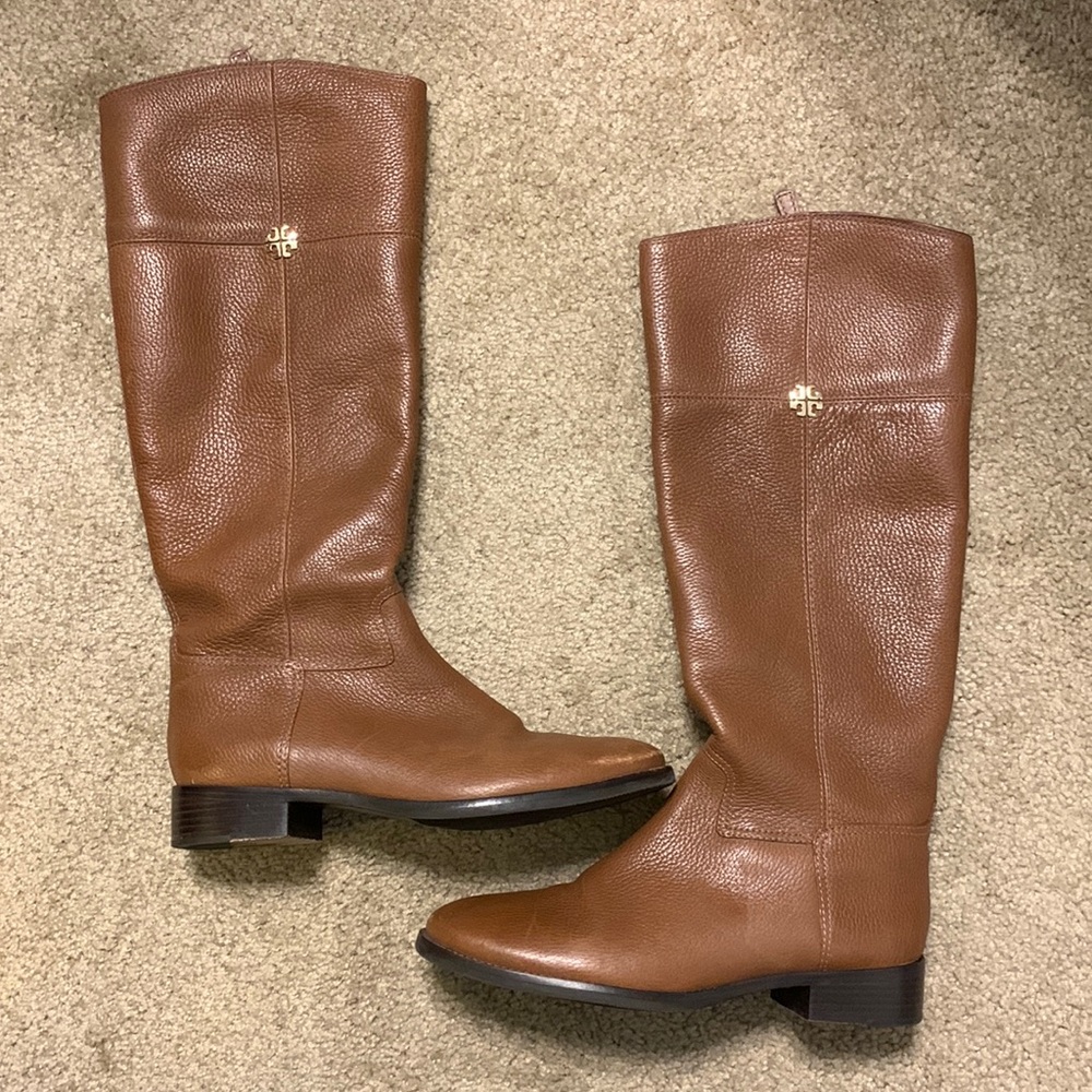 Tory Burch Leather Jolie Riding Boot